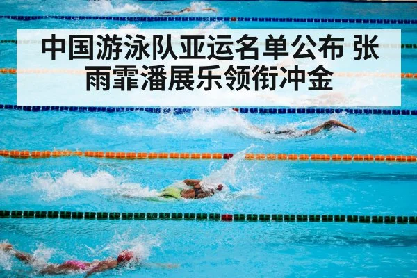 中国游泳队亚运名单公布 张雨霏潘展乐领衔冲金